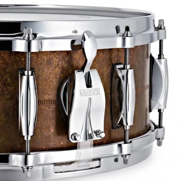 Gretsch Drums Keith Carlock Signature Snare Drum - 5.5 x 14 inch - Vintage Patina USED MINT