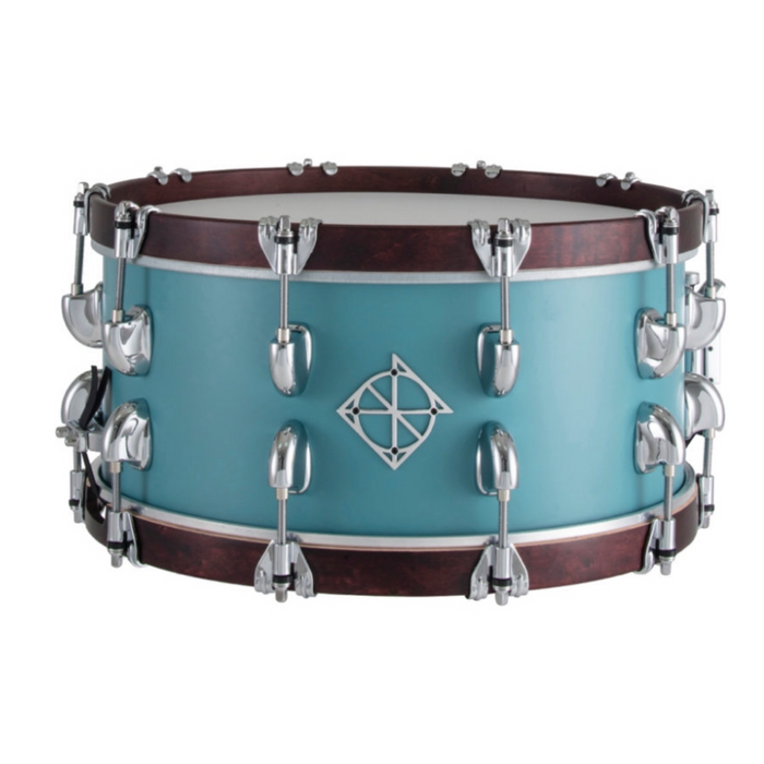 Dixon Cornerstone Maple Wood Hoop Snare Drum 6.5 x 14 in. Quetzal Blue