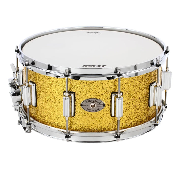 ROGERS Snare Drum - 6.5 x 14 DYNA-SONIC GOLD SPARKLE LACQUER