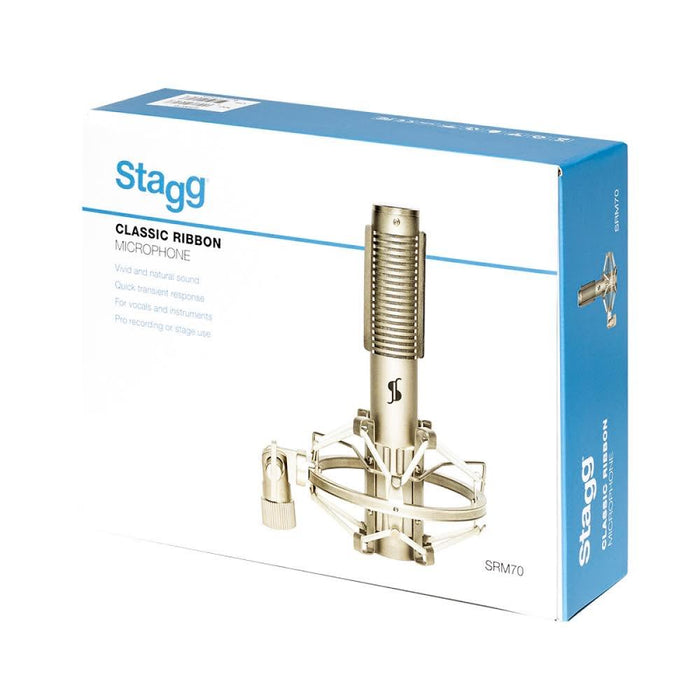 STAGG SRM70 Ribbon microphone Classic MONO - Drum Supply House
