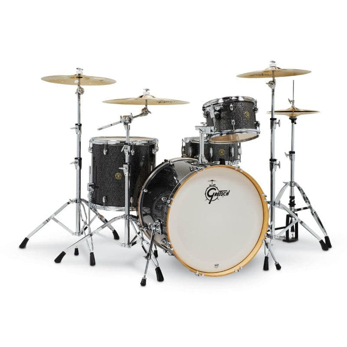 Gretsch Catalina Maple 4pc Drum Set with 22" BD Black Stardust