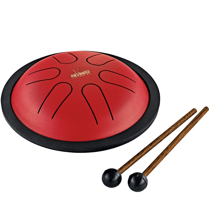 Meinl NINO Percussion Mini Steel Tongue Drum Red