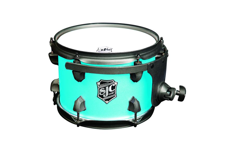 SJC Pathfinder Rack Tom 7x10 Caribbean Blue - Black Hardware