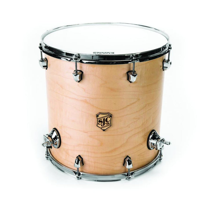 SJC Tour Series 16x16 Floor Tom - Natural - Chrome Hardware