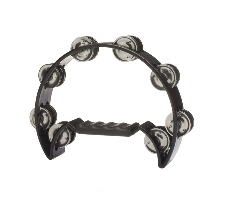 Stagg Double Jingle Double Row Tambourine BLACK