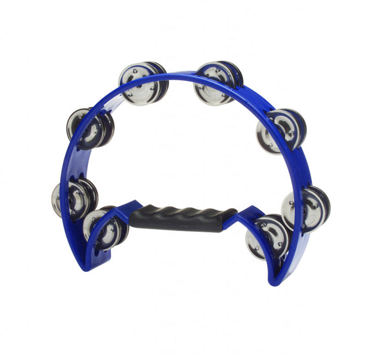 Stagg Double Jingle Double Row Tambourine BLUE