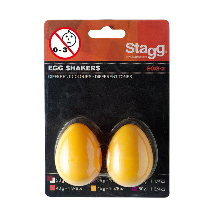 EGG-2 YW Egg Shakers Yellow