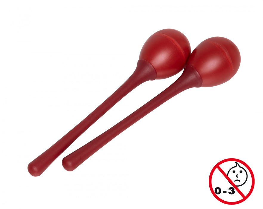 EGG-MA L/RD 2 Pc Egg Maracas Red