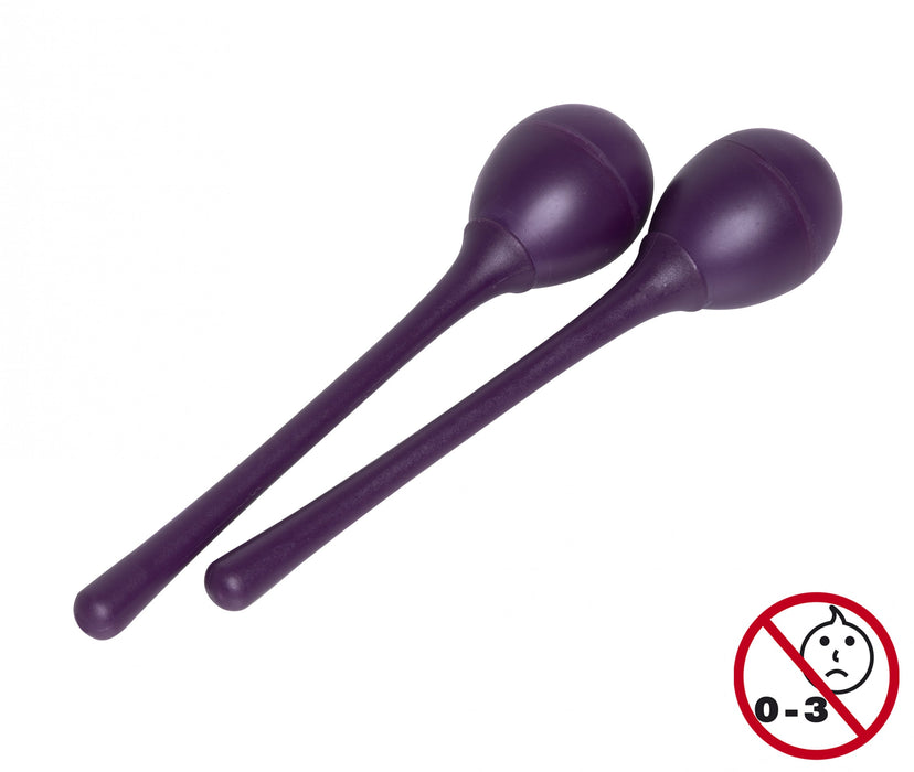 EGG-MA L/PP 2 Pc Egg Maracas Purple