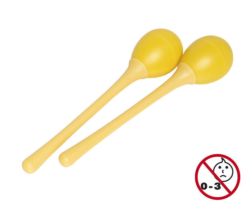 EGG-MA L/YW 2 Pc Egg Maracas Yellow