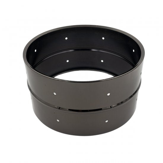 7 x 13 Black Brass Shell Drilled 8 Lug