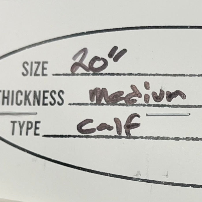 20” Medium Calf - Bovid Skin Drum Head