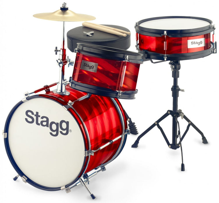 TIM JR 3/12 3-Piece 12" Junior Drumkit Red