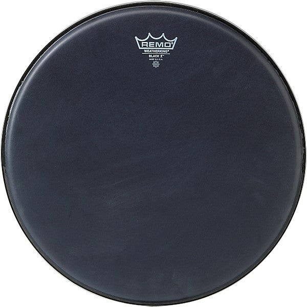Remo Emperor X Black Suede Drumhead 14" + Black Dot