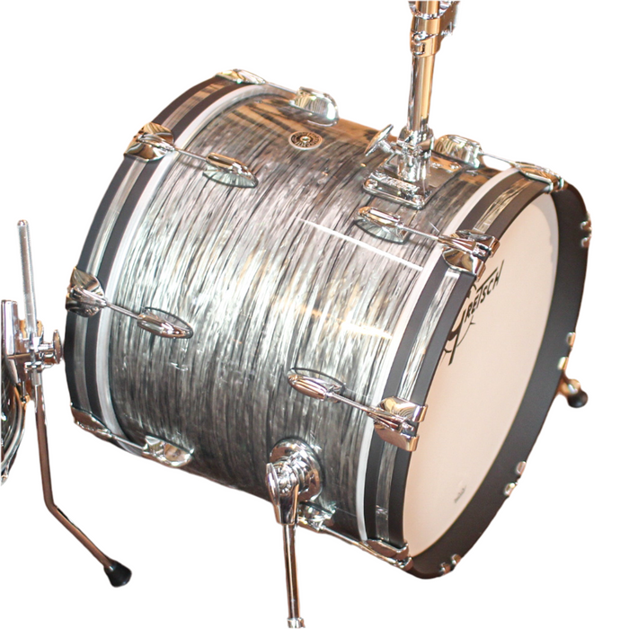 Gretsch Brooklyn Grey Oyster Nitron Drum Set - 14x18 / 8x12 / 14x14