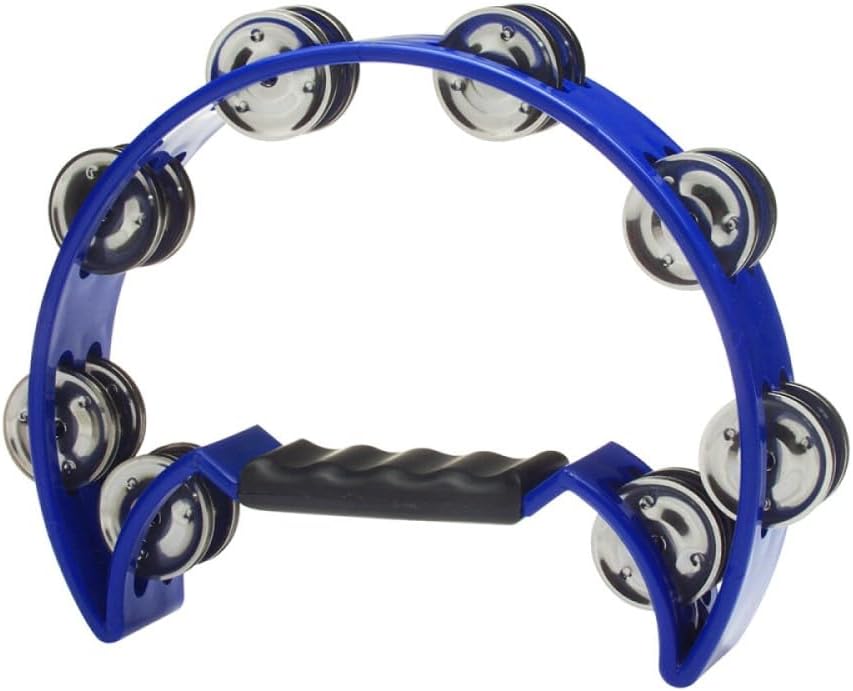 Stagg Double Jingle Double Row Tambourine BLUE