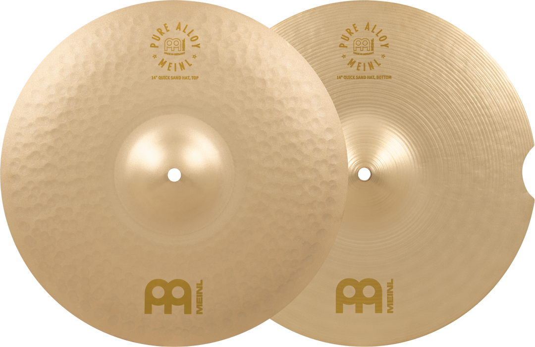 Meinl PA14QSH Pure Alloy 14" Quick Sand Hi Hat Pair Cymbals Benny Greb Signature