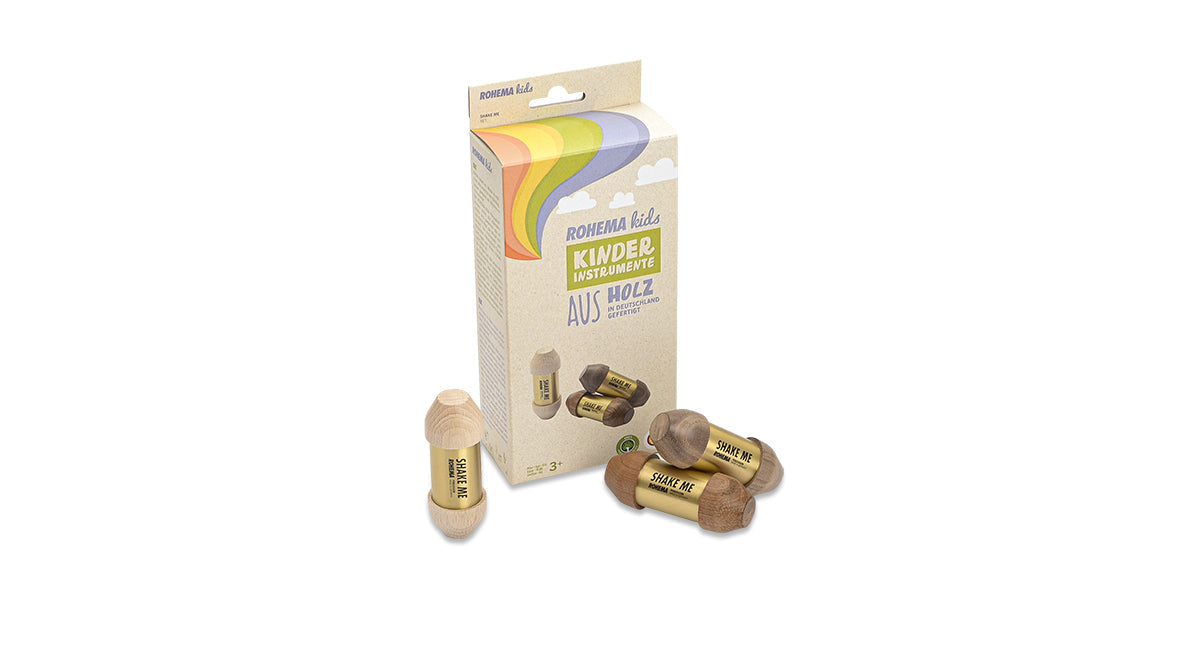 Rohema Shake me 3 Metal Shaker Set - High Medium and Low Pitch - 618080