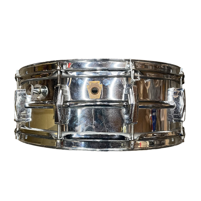 Ludwig Supraphonic 5 x 14 COB Chrome Over Brass Pre Serial - Early 1960s USED VINTAGE Snare Drum