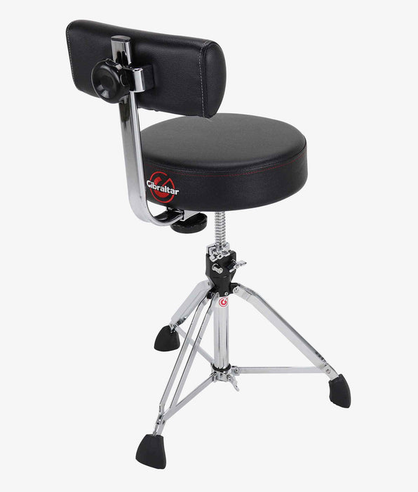 Gibraltar 9608RB 13" Round Drum Throne with Backrest