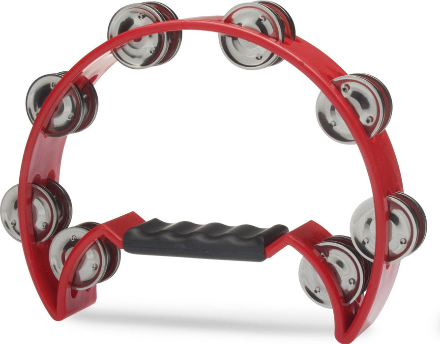 Stagg Double Jingle Double Row Tambourine RED