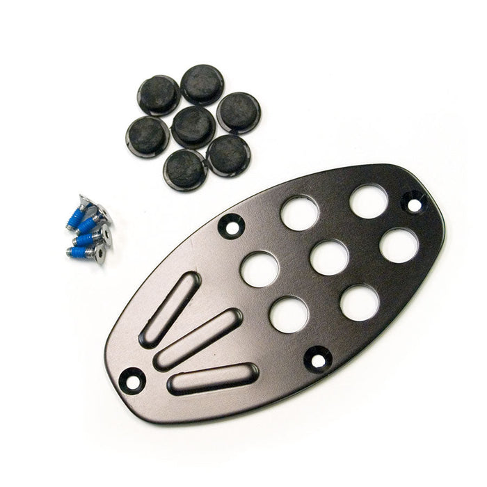 Pearl Traction Plate with Screws for Eliminator Pedals BLACK