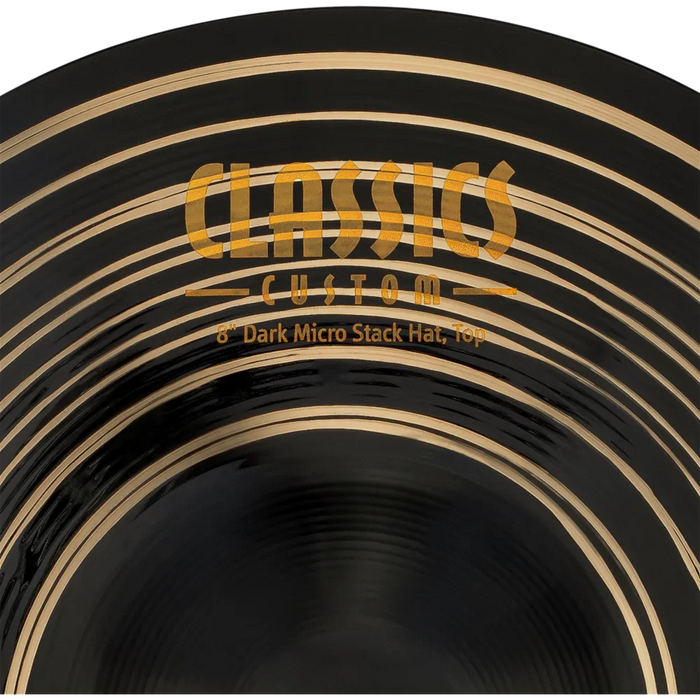 Meinl Classics Custom Dark Micro Stack Hi Hat Cymbals 8" PAIR