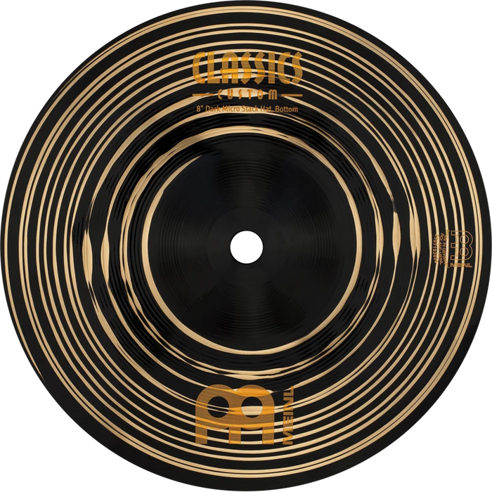 Meinl Classics Custom Dark Micro Stack Hi Hat Cymbals 8" PAIR