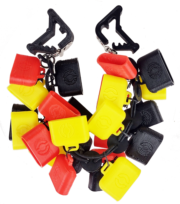 Oruga Drum Effects - Clip-O 3D Plastic Rattles