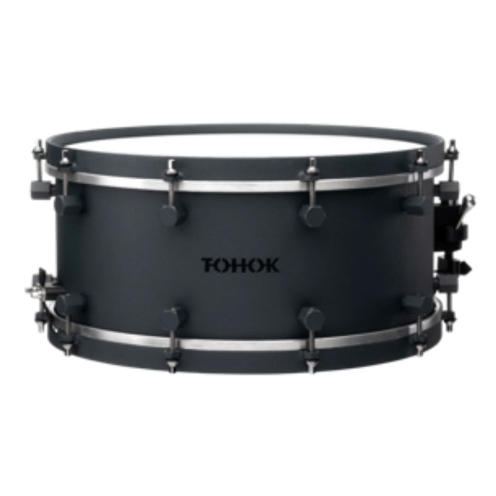 TOHOK Snare Drum 6.5 x 14 Carbon Steel - 3mm thick - ANTHRACITE