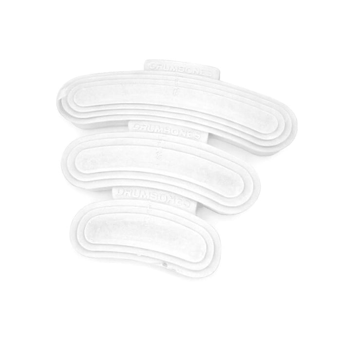 SNAREWEIGHT M80 ホワイト レザー ドラム トーン コントロール ダンパー