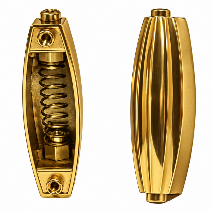 Lug - Beavertail Streamline SNARE double ended - Brass - 5965br