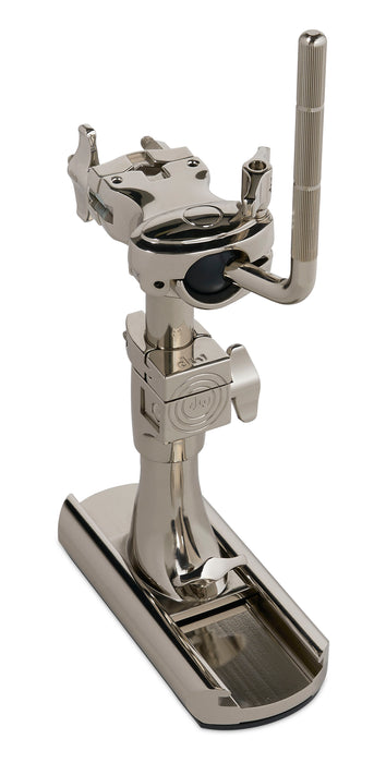 DW Bass Drum Mounted Single Tom Arm w/ Slide Track Nickel