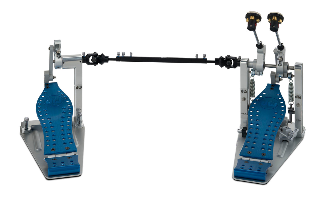 DW MFG Series Machined Direct Drive Double Pedal w/ Bag Cobalt Edition