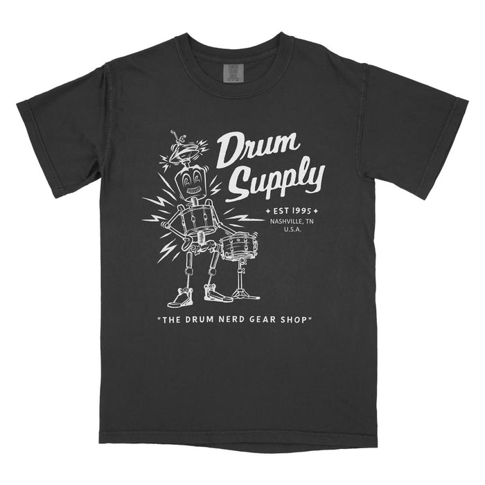 Drum Supply T shirt - Robot Drum Guy