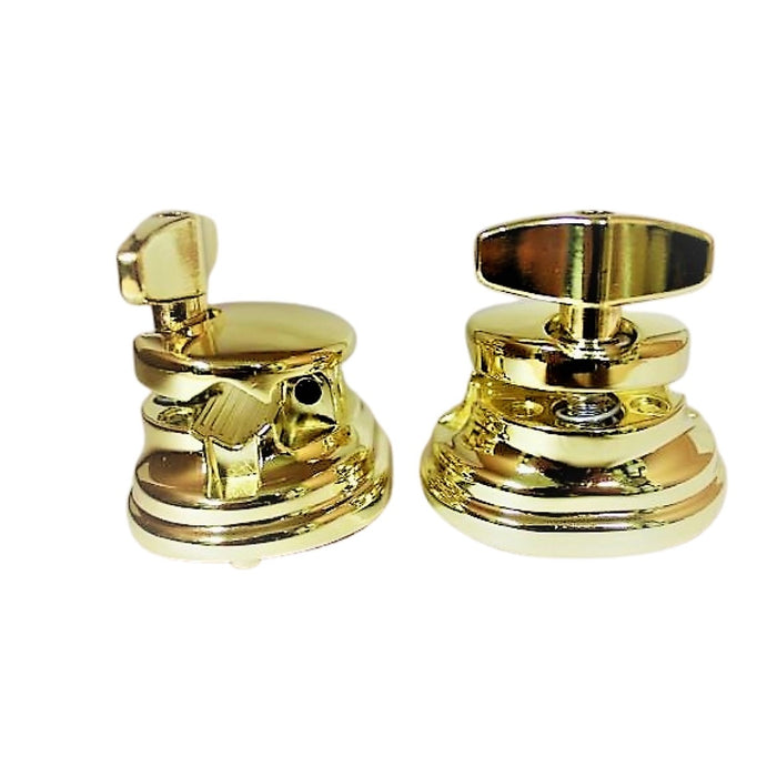Tom Bracket - Deluxe - Round Hinged  - BRASS