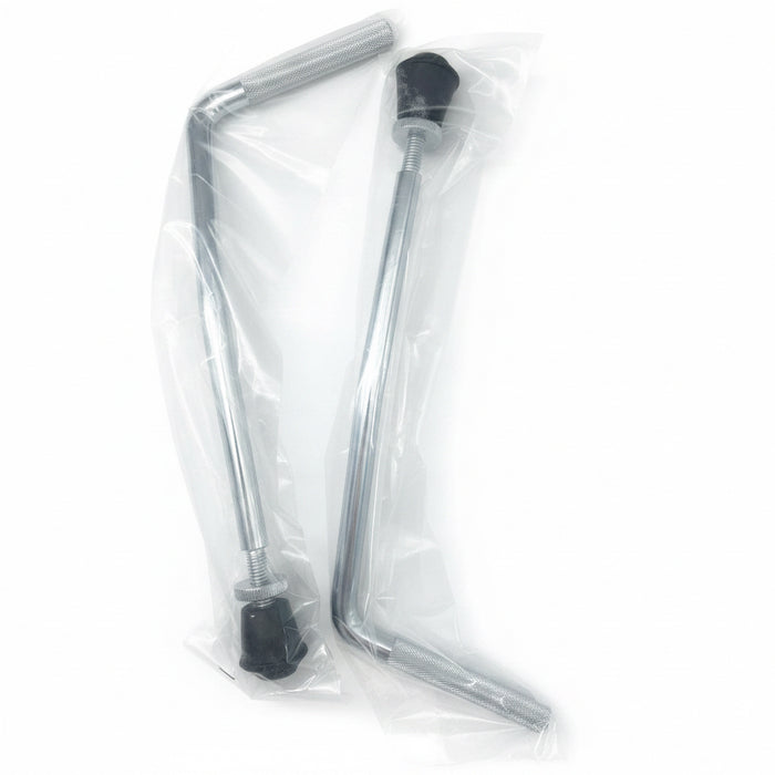 DW Design Frequent Flyer Lightweight Bass Spurs PAIR  - Chrome