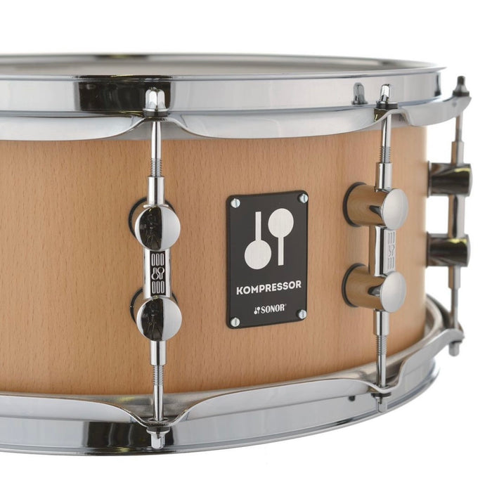 ソナー コンプレッサー スネアドラム 6 x 14 ブナ