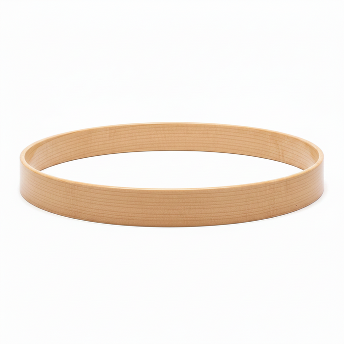 18" Maple Bass Hoop - Natural Glossy