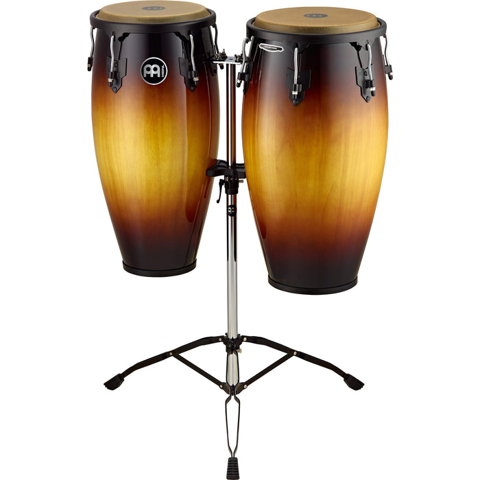 Meinl Headliner Wood Congas 11" & 12" Incl. Stand, Vintage Sunburst