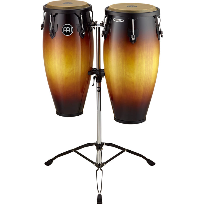 Meinl Headliner Wood Congas 10" & 11" Incl. Stand, Vintage Sunburst