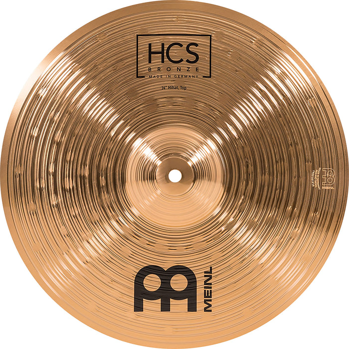 Meinl HCS B8 Bronze 14" Hihat, pair - HCSB14H FINAL STOCK