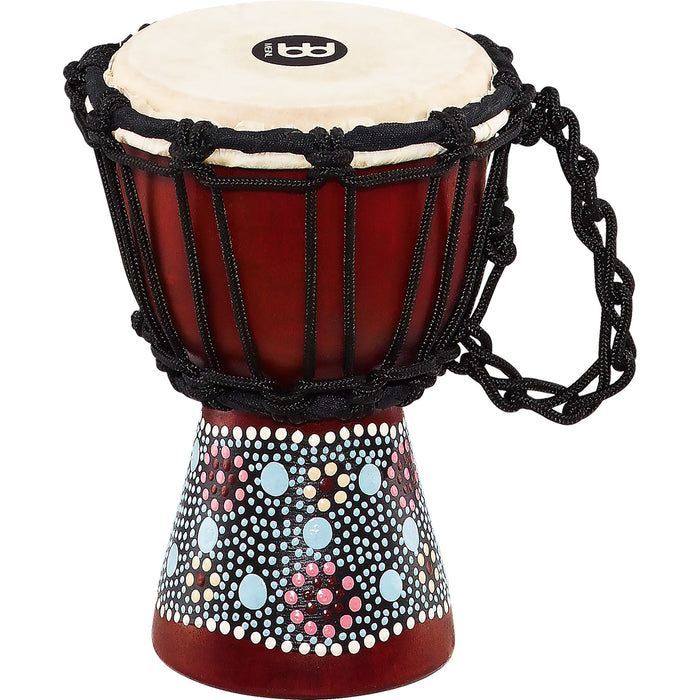 Meinl Headliner Rope Tuned Djembe Flower Design 4 1/2" XX Small