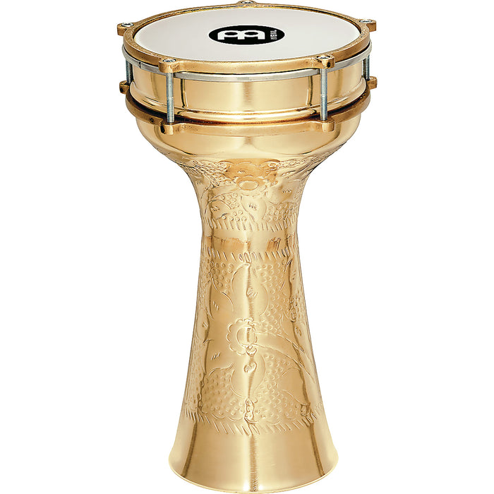 Meinl Copper Darbuka Brass Plated Hand Hammered 7 1/2" x 14 3/4"