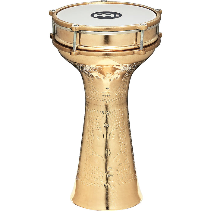 Meinl Copper Darbuka Brass Plated Hand Hammered 7 7/8" x 15 1/2"