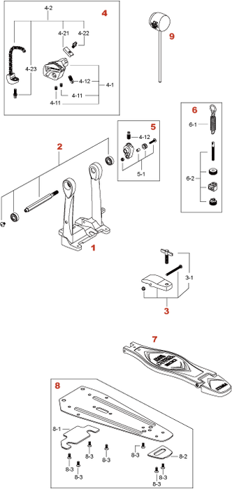Tama HP303 Hoop Clamp Assembly