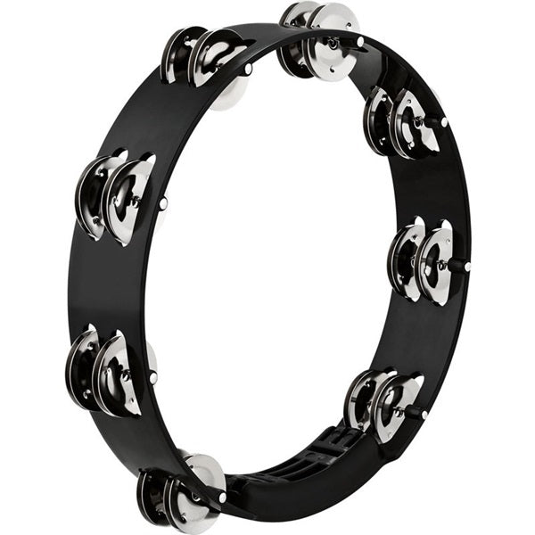 MEINL HTT10BK Headliner Series Tour Tambourine / Steel Jingle 2 row