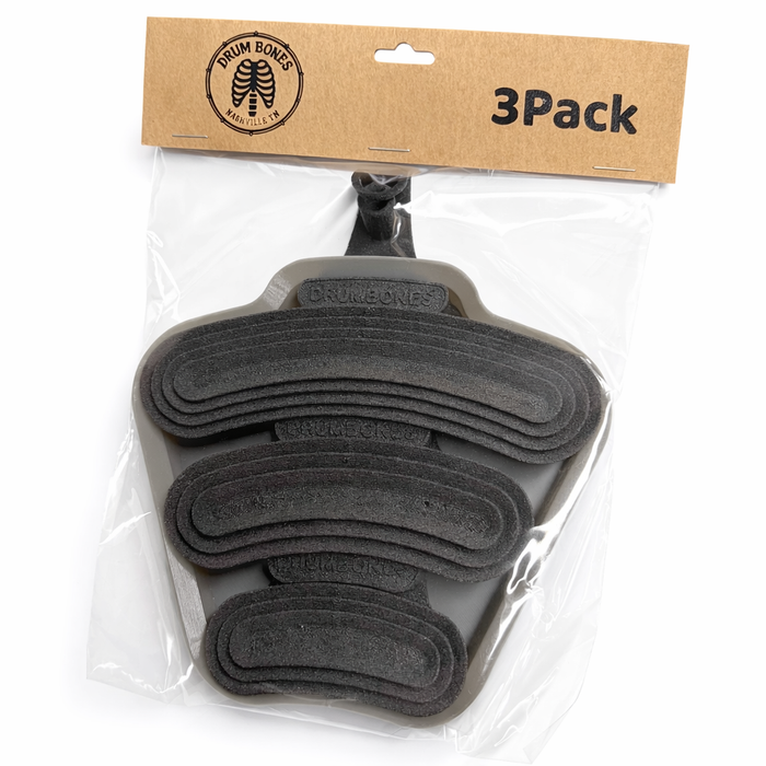 SNAREWEIGHT M80 Amortiguador de control de tono de tambor de cuero BLANCO 