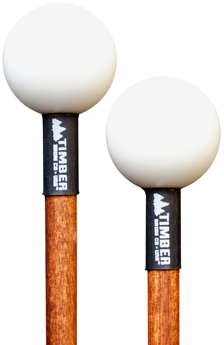 Timber Drum Company Hard Poly Mallets with Birch Handles