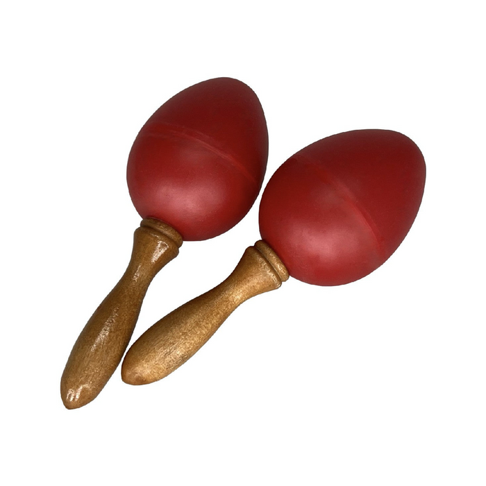 EGG-MA S/RD 2 Pc Egg Maracas Red